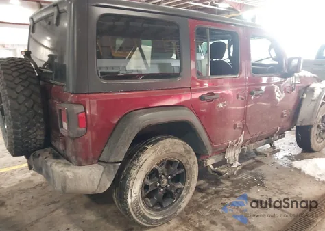 2021 Jeep Wrangler Unlimited Willys 4X4 from USA, damaged, VIN 1C4HJXDG2MW699425